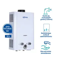AGHASO - Terma a gas Tiro Natural 10L