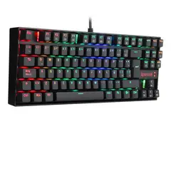 REDRAGON - Teclado Kumara K552rgb Black Spanish Red Switch