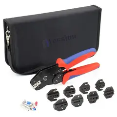 GENERICO - Juego de alicate prensador crimpar terminales automotriz
