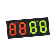 GENERICO - Tablero de Sustitución Fútbol Doble Cara