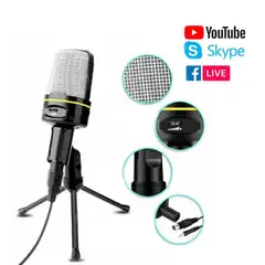 OEM - Micrófono Condensador Profesional Pc Laptop Celular Youtuber