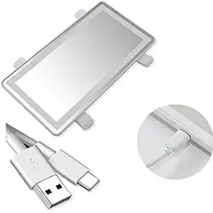 OTTOWARE - Espejo con Luz Led para Visera de Auto