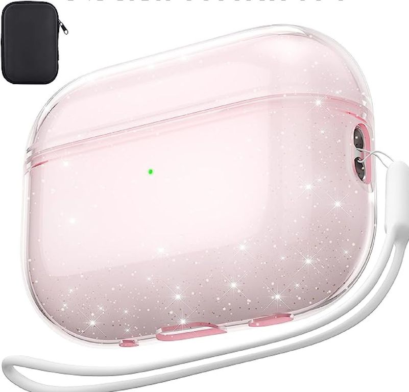 CASE TPU PARA AIRPODS 1ERA Y 2DA GENERACION ROSADO