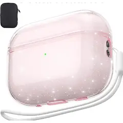 OTTOWARE - CASE TPU PARA AIRPODS 1ERA Y 2DA GENERACION ROSADO