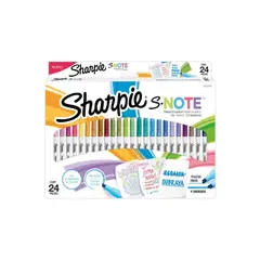 SHARPIE - Resaltador Note Blister X24 Pastel