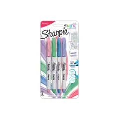 SHARPIE - Resaltador Note x4 Colores Pastel