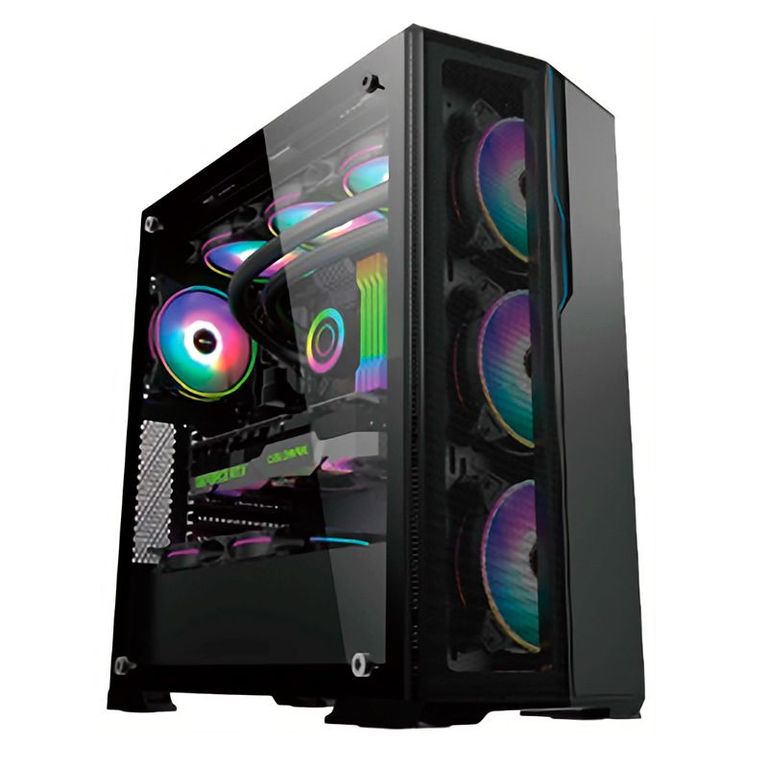 Case Gamer TE1175N Mid Tower Negro USB 30 USB 20 Audio