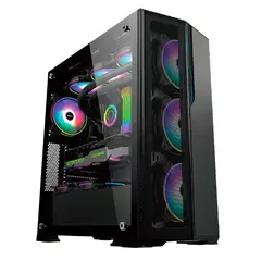 TEROS - Case Gamer TE1175N Mid Tower Negro USB 30 USB 20 Audio