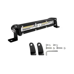 NAOEVO - Barra LED Slim 7” 6000LM Luz Blanca