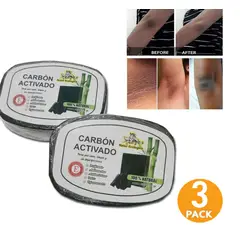 GENERICO - Jabón De Carbón Aclarador De Zonas Intimas 3 und