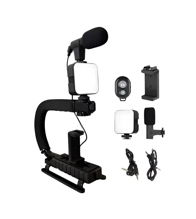 ESTABILIZADOR PARA CELULAR Y CÁMARA FOTOGRÁFICA VÍDEO MAKING AY-49U