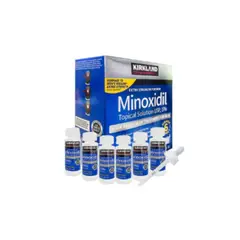 KIRKLAND - Minoxidil 5% caja sellada loción 6 potes