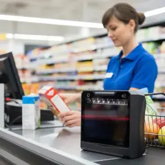 JPSYSTEMS - Lector escaner código de barras USB omnidireccional lee QR 2D 1D para bodegas YHD-9500D