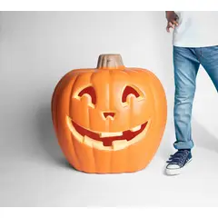 GENERICO - Calabaza Halloween 48 x 50 cm Led interior / Frank & Mortis