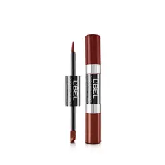 LBEL - Duo Amplifiant Labial Líquido Caramel Mocha Volumen y Defin