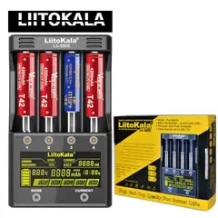 LIITOKALA - Cargador baterias 18650 AA AAA FAST CHARG LI-ION TEST CAPACIDAD TOUCH