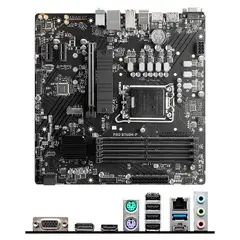 MSI - Motherboard PRO B760M-P B760 LGA1700 HDMI DP VGA mATX