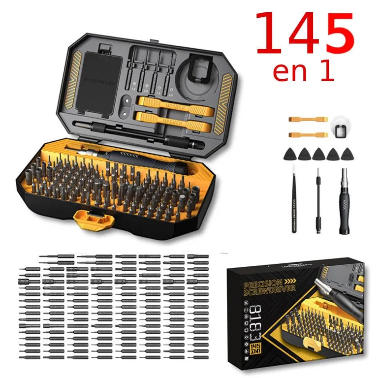 145 in1 Desarmadores t6h t8h Cell Torx phillips Mac book iPhone + Case