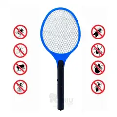 OEM - Matamoscas Insectos Descarga Electrica Tipo Raqueta