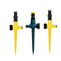 GENERICO - ASPERSOR DE AGUA PARA RIEGO CON ESTACA X 3 UNIDADES