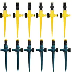 GENERICO - ASPERSOR DE AGUA PARA RIEGO CON ESTACA X 12 UNIDADES