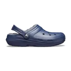 CROCS - Zuecos Classic Lined Clog Navy/Charcoal Unisex