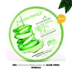 WOKALI - GEL DE ÁLOE VERA NATURAL 92