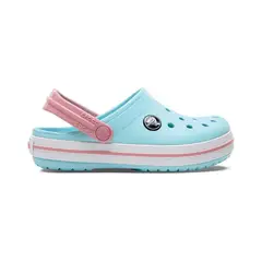 CROCS - Zuecos Crocband Clog K Ice Blue/White Niños