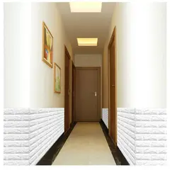 GENERICO - Pack x 6 Pcs Papel Tapiz Autoadhesivo Decoración 3D Ladrillo