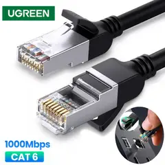 UGREEN - Cable de Red Cat 6 Rj45 1Gbps 2 Metros Patch Cord 100% cobre