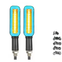 42AROZINA - 2 Piezas Pluz De Freno De Señal De Giro De Motocicleta Led