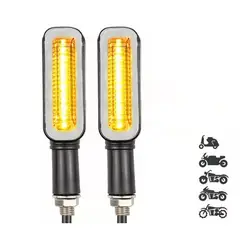 42AROZINA - 2 Piezas Pluz De Freno De Señal De Giro De Motocicleta Led