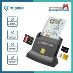HYPERION DIGITAL SECURITY - Card Master- El lector de dni electrónico multitarjetas