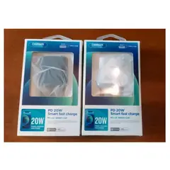 GENERICO - Cargador Smartphone Blanco PD20W QC30 Dual TipoC USB TipoA