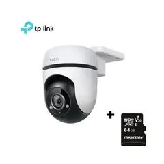 TP LINK - Cámara de Seguridad para exterior con rotación 360° Tapo C500 SD 64 GB - Tp-Link