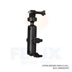 GENERICO - Soporte de Camara Go-Pro Base Espejo Perno MDL3519JZ