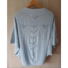 GENERICO - Chompa Calada Celeste mujer Mandalay Knits