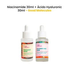 GOOD MOLECULES - Niacinamide 30ml - Ácido Hyaluronic 30ml -