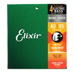 ELIXIR - Cuerdas de Bajo Niquel Nanoweb 14002