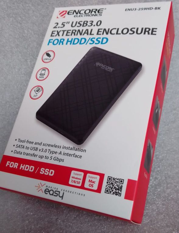 Case externo usb 3.0 para disco duro de 2.5¨