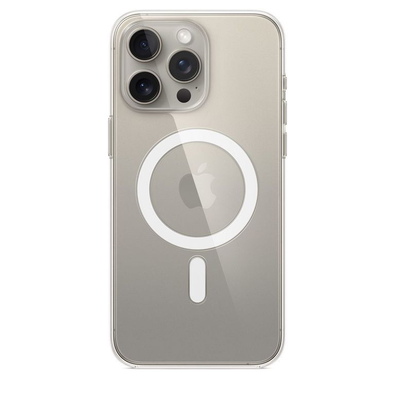 Case Con Magsafe Para Apple iPhone 15 Pro - Transparente