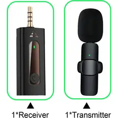OEM - Micrófono Inalámbrico Solapero K35 Plug And Play hasta 20m