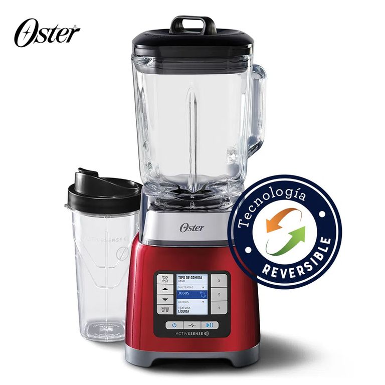 Licuadora ActiveSense con Blend-N-Go BLSTTDGRBG Rojo