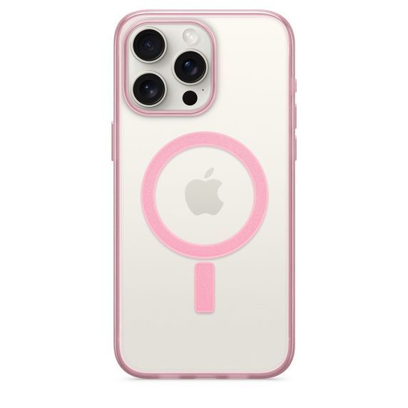 CASE MAGSAFE PARA IPHONE 15 Pro Max - Rosado