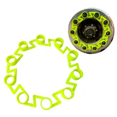 GENERICO - Traba Tuerca Buses Camiones 10X32mm Amarillo Limon