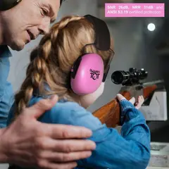 GENERICO - Audifonos Antiruido Niños 2-12 años Orejeras Reducción de 26dB ROSA - HAPPY TOT