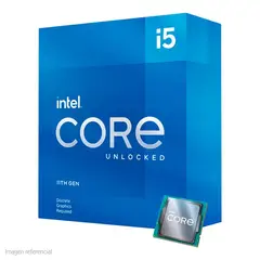 INTEL - Procesador Core i5-11600KF 3.90 / 4.90 GHz, 12 MB Caché, LGA1200