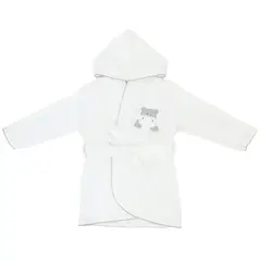 GENERICO - Salida de baño bebé - Hipo - Blanco - Plomo