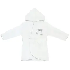 GENERICO - Salida de baño bebé - Hipo - Blanco - Plomo