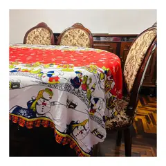 KAST PE - Mantel Navideño antimanchas 150 x 220 cm Modelo Max 31 Navidad